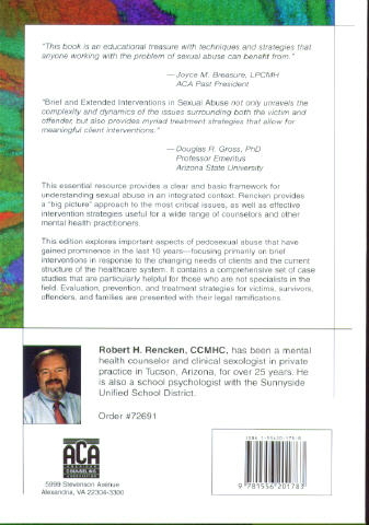Brief and Extended Interventions in Sexual Abuse Back Cover